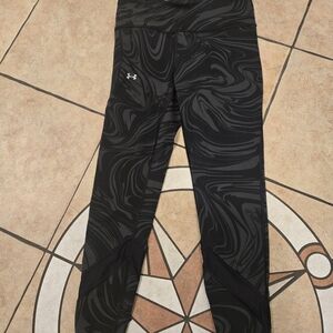 Under Armour Womens Black Patterned Leggings
